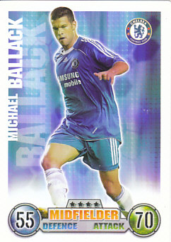 Michael Ballack Chelsea 2007/08 Topps Match Attax #90